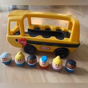 Little Tikes School Bus Vintage Toy chubby chunky style